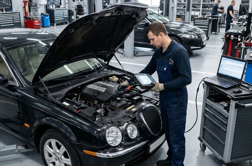 Диагностика Jaguar S type дизель