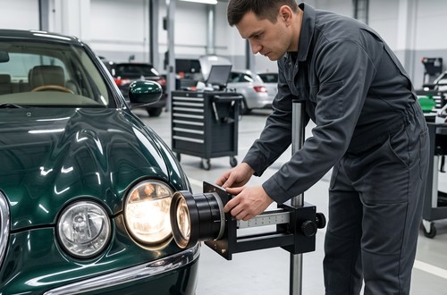 Регулировка фар Jaguar S type
