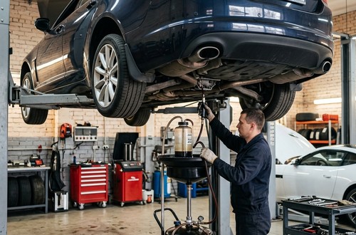 Замена масла в АКПП Jaguar XF