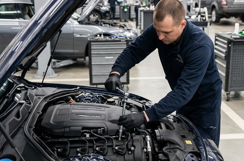 Замена свечей Jaguar XF