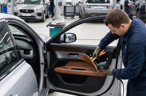 Снятие обшивки Jaguar XF