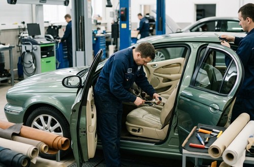 Замена материалов для Jaguar X Type