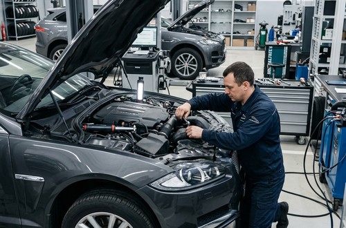Замена сапуна Jaguar XF