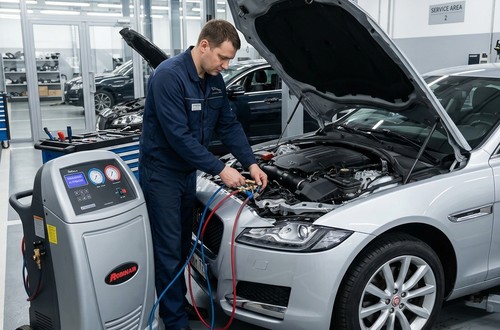 Заправка кондиционера Jaguar XF