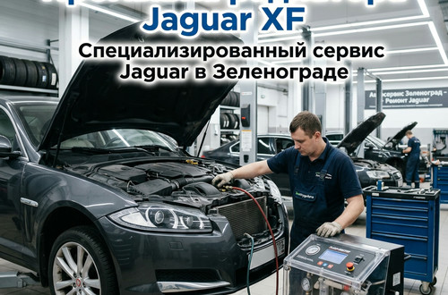 Промывка радиатора Jaguar XF