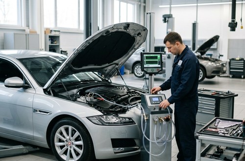 Промывка форсунок Jaguar XF