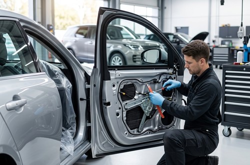 Ремонт дверей Jaguar XF